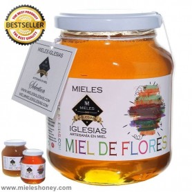 Miel de flores natural cruda