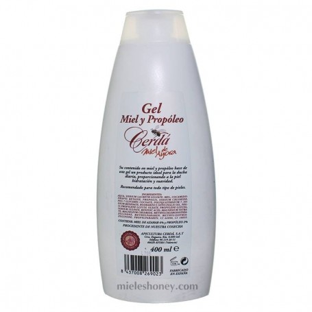 Gel miel y propóleo 400ml.