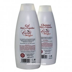 KIT Honey and propolis gel / Shampoo 400ml .