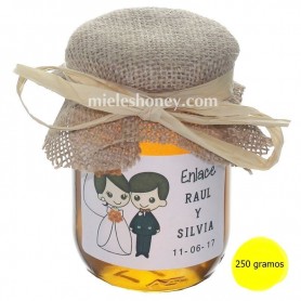 Honey pot 250 g. - Weddings and Events Gift